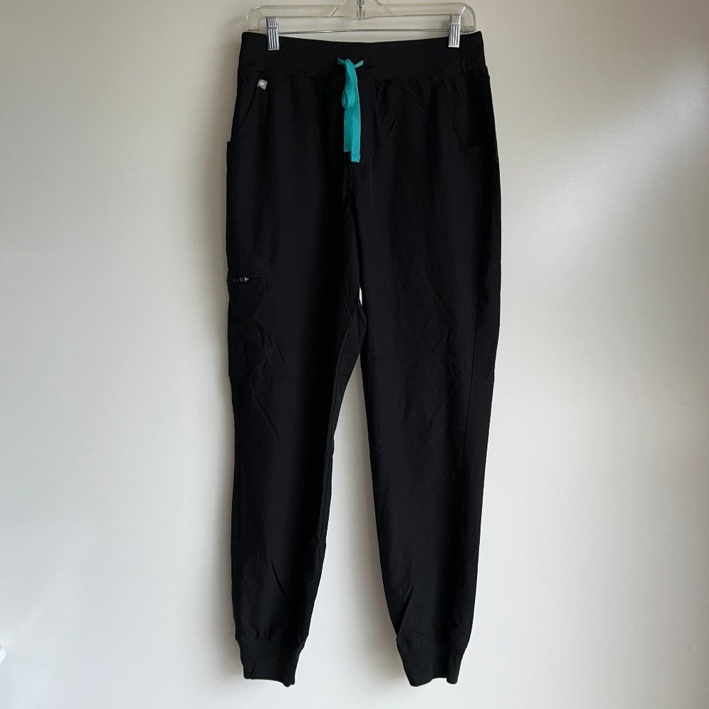 FIGS Technical Collection Black Zamora Jogger Scrub Pants Size Medium